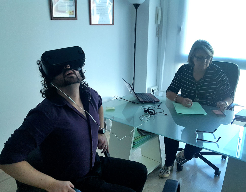 Tratamientos de fobias y andisedad mediantes realidad virtual