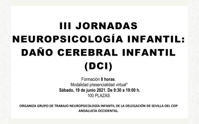 III Jornadas Neuropsicología infantil: daño cerebral infantil (DCI)