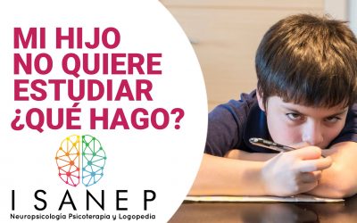 Mi hijo no quiere estudiar
