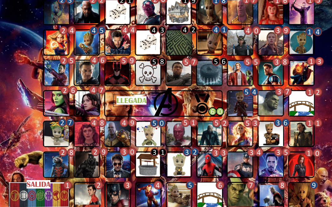 Juego de la OCA SUPERHEROES de MARVEL